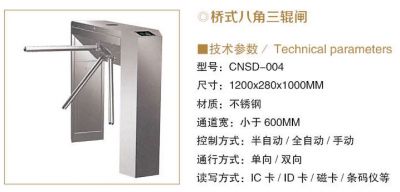 CNSD-003 桥式八角三辊闸