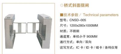 CNSD-005  桥式斜面摆闸